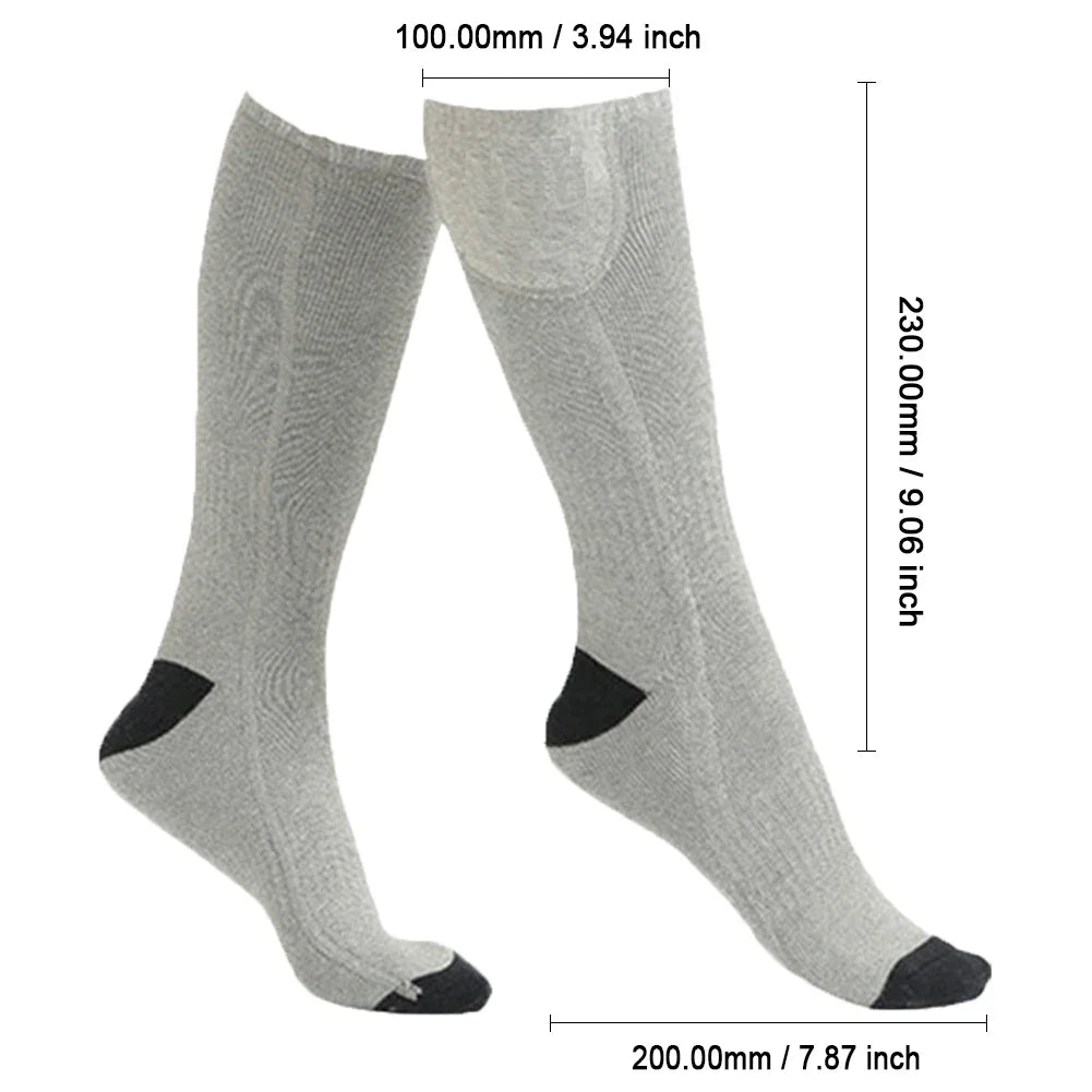 HEATED SOCKS - 3 LEVELS OF HEAT