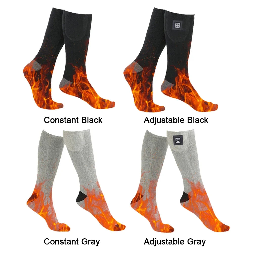 HEATED SOCKS - 3 LEVELS OF HEAT
