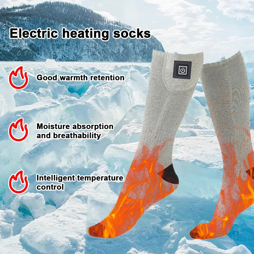 HEATED SOCKS - 3 LEVELS OF HEAT