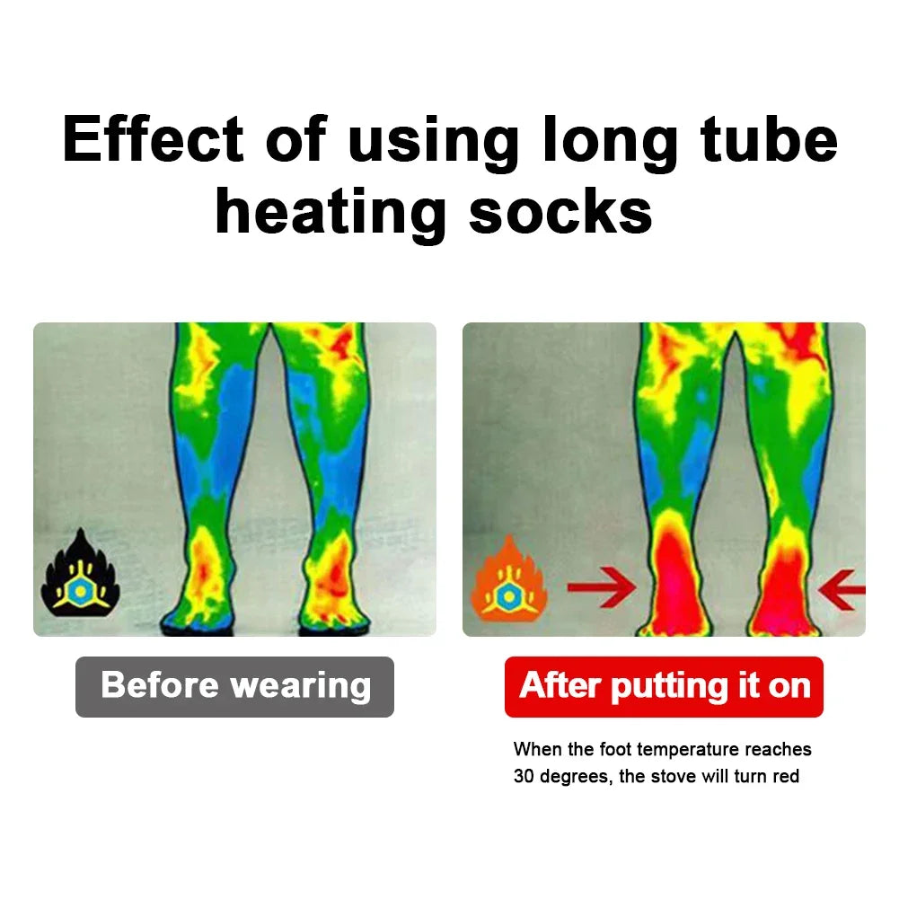HEATED SOCKS - 3 LEVELS OF HEAT