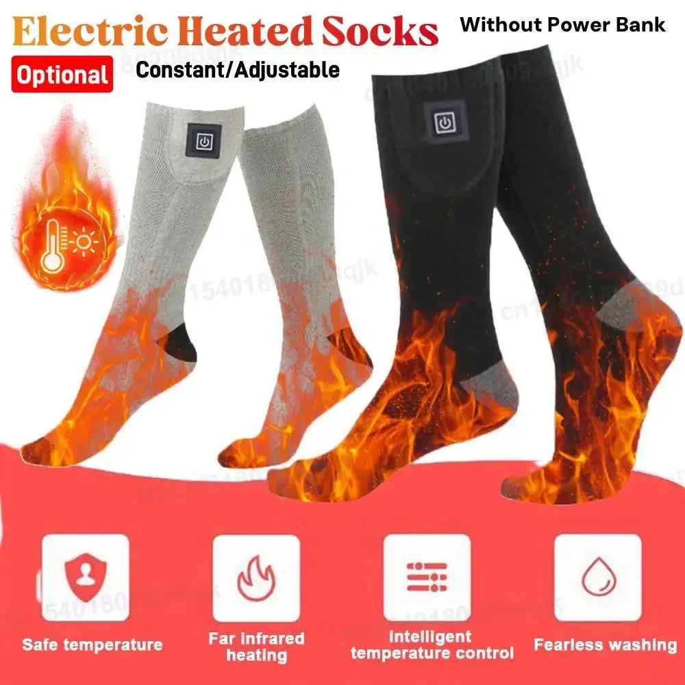 HEATED SOCKS - 3 LEVELS OF HEAT