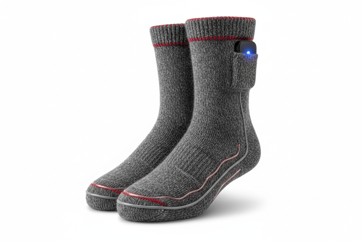 HEATED SOCKS - 3 LEVELS OF HEAT